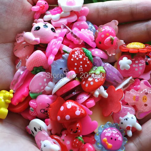 

diy cartoon decoration for rings 100pcs mixed shipped by rondom 10~25mm