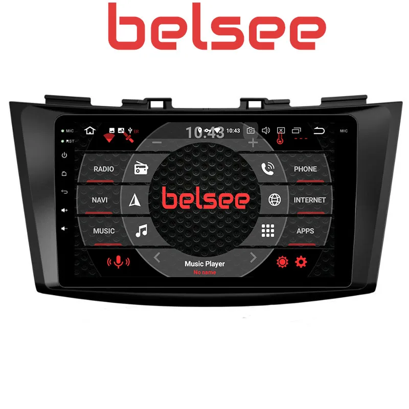 Best Belsee Android 8.0 Car Stereo  GPS Navi Radio Multimedia Stereo Head Unit for Suzuki Swift Ertiga 2011 2012 2013 2014 2015 2016 1