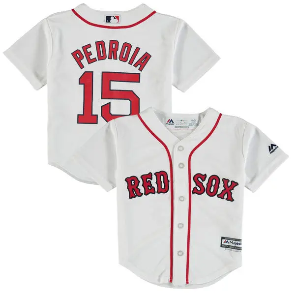 MLB дошкольного Boston Red Sox Дастин Pedroia Бейсбол Белый дом cool База - Цена: 