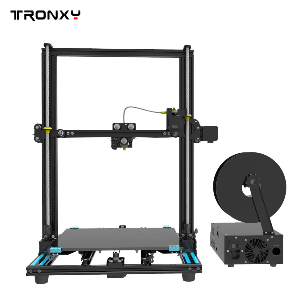 Горячая Распродажа, Tronxy X3S, металлическая рамка, 3d принтер, DIY комплекты, большой размер сборки с ЖК-дисплеем, блок управления, автоматический уровень, 8 ГБ, sd-карта и нить в подарок