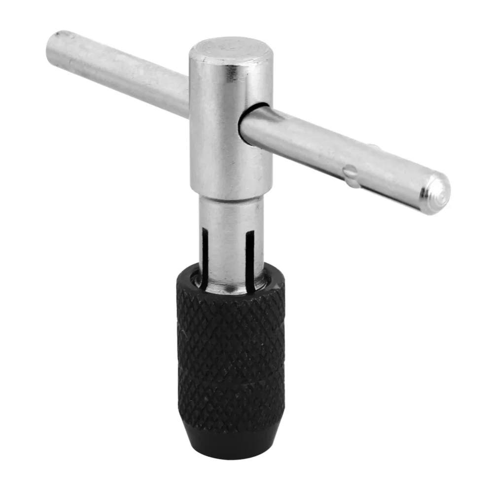 

Hot Sale Adjustable Screw Tapping Threading Taps Reamer M3-M6(1/8"-1/4") Screw Tap Holder T-Handle Tap Wrench Chuck