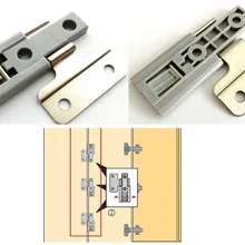 2 шт./лот раздвижные петли для двери шкафа