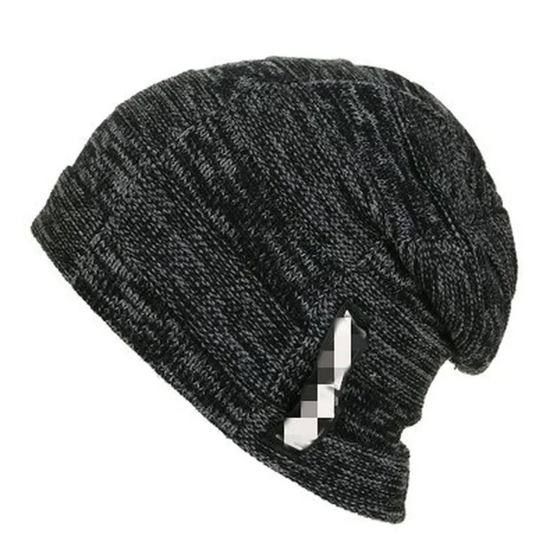 

Brand Bone Men's Winter Hat Knitted Wool Beanies Men Hip-Hop CapTurban Caps Skullies Balaclava Hats For Women Gorros