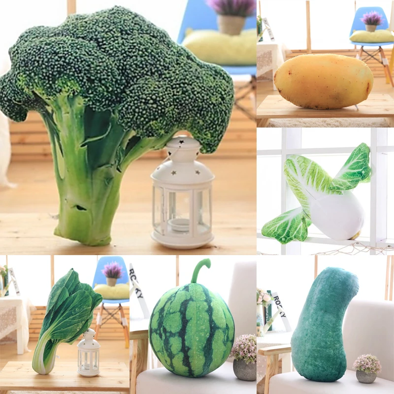 الإبداعية الطباعة الخضروات رمي وسادة ألعاب من نسيج مخملي البطاطس الملفوف القرنبيط مكتب وسادة أريكة مضحك المنزل الديكور الإبداعية الطباعة الخضروات رمي وسادة ألعاب من نسيج مخملي البطاطس الملفوف القرنبيط مكتب وسادة أريكة مضحك المنزل الديكور