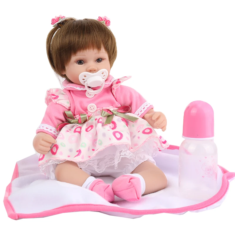 Кукла NPK Reborn Baby 45 см мягкие силиконовые игрушки для девочек оптовая продажа 16
