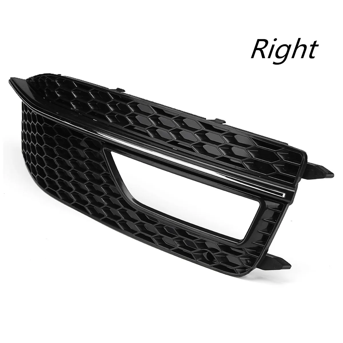 A4 B8 カーフロントグリルメッシュ サイドフロントバンパー フォグライトグリル グリルカバー アウディ 20122015 /【Buyee