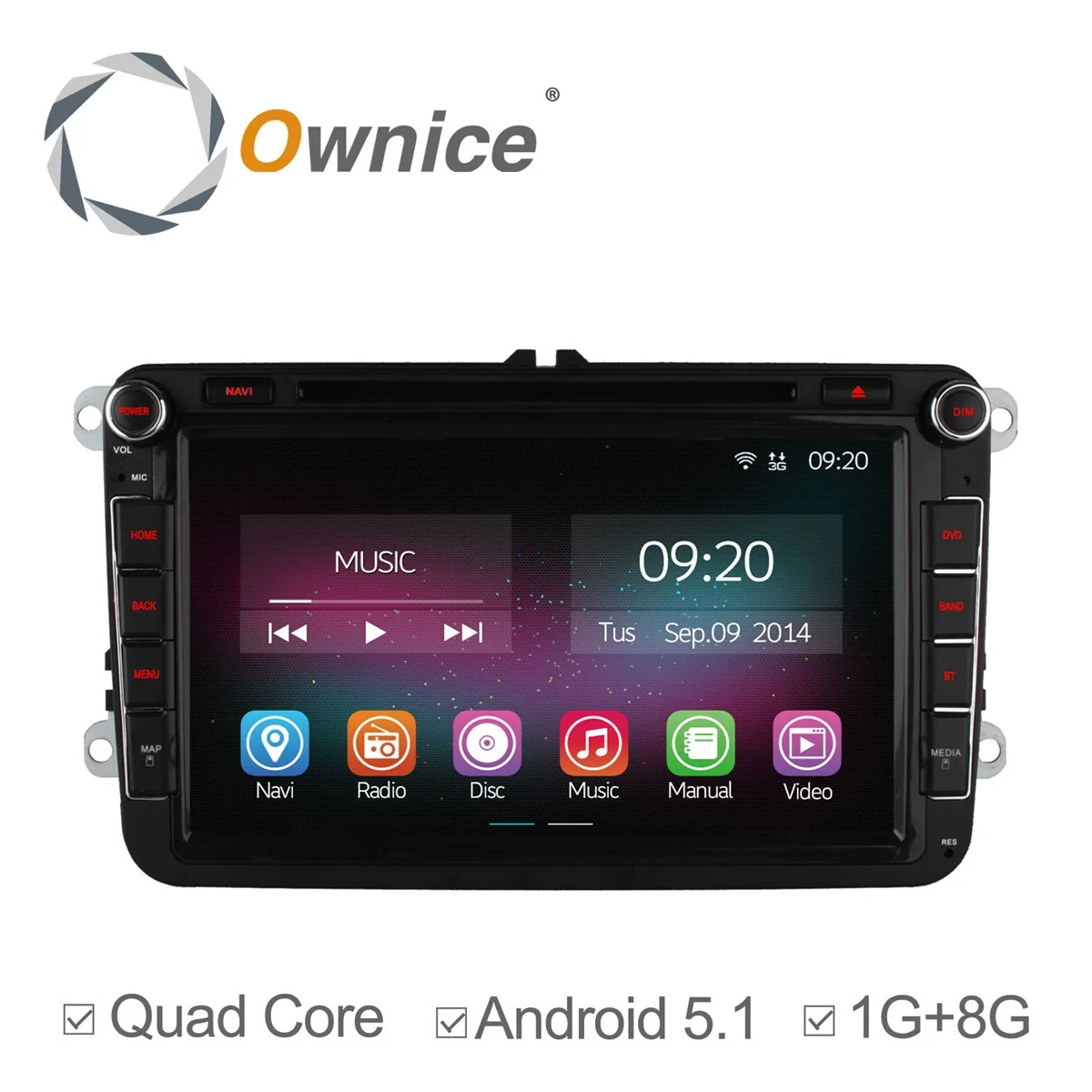 4 Ядра Android 5.1 Dvd-плеер Автомобиля Для VW Golf V 2003-2009 Volkswagen 6 Magotan Passat B6 Jetta X8 GPS Радио