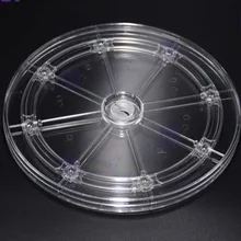 8 дюймов(диаметр: 200 мм) прозрачная акриловая вращающаяся Платформа дисплей поворотная пластина части мебели