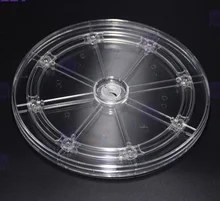 8inch (diameter:200mm) Transparent acrylic turntable display swivel plate furniture parts 270mm diameter y shape underside media galanz panasonic microwave glass plate oven turntable genuine original parts