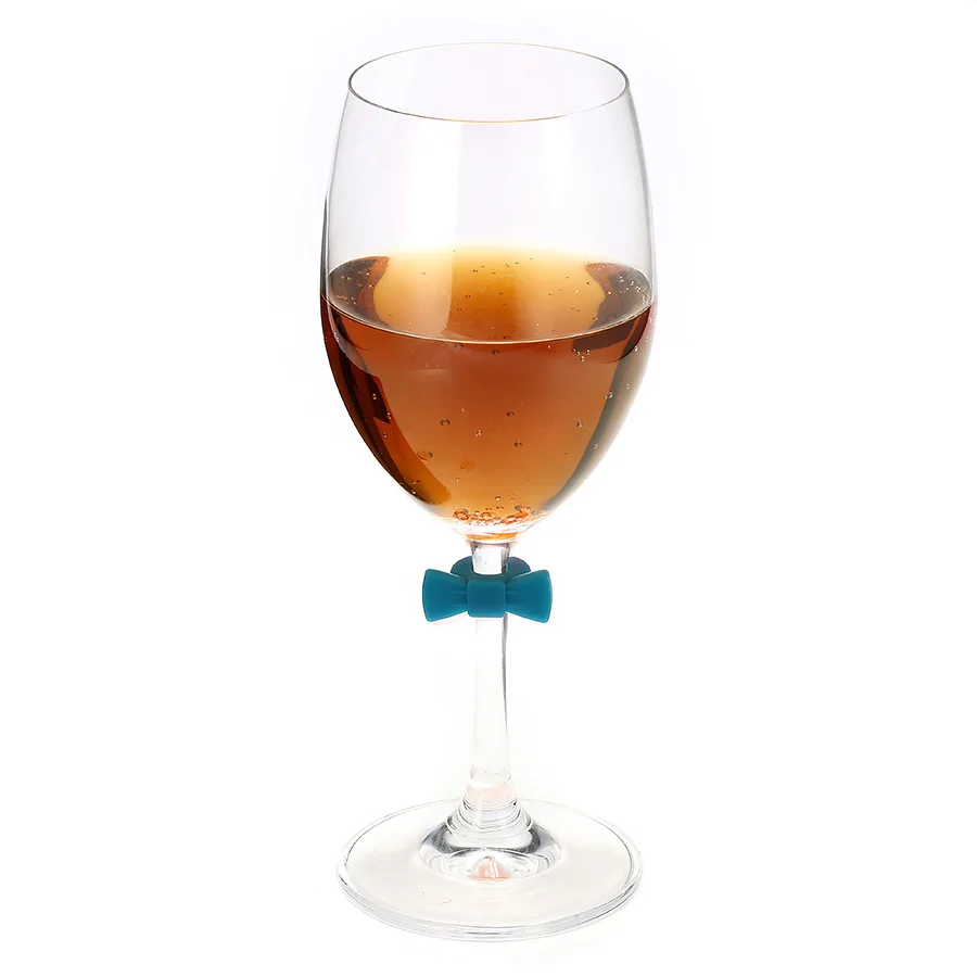 necktie wine charms 1