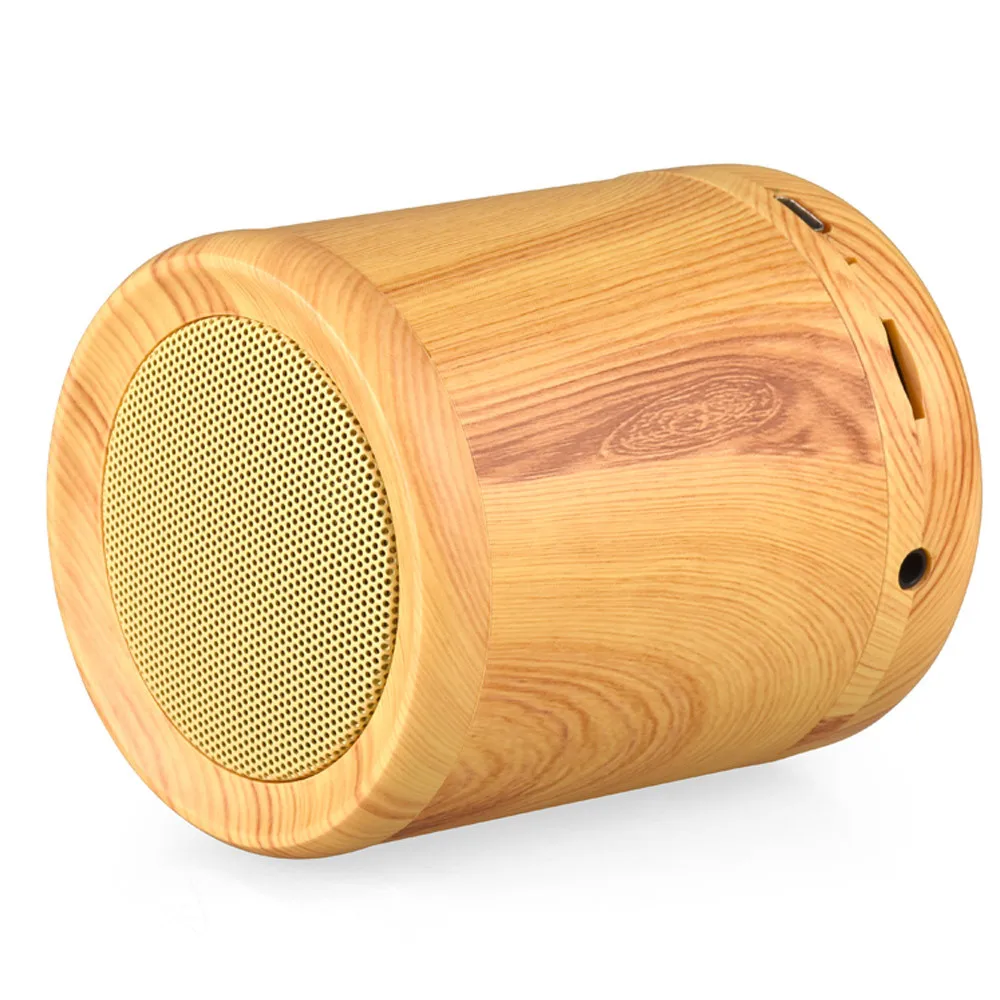

Retro Wood Bluetooth Speaker Portable Outdoor Wireless Mini Computer Bluetooth Sound Box Support AUX TF Card for iPhone Android