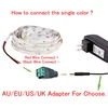 DC 12V 5M LED Strip Light Tape Flexible Diode Ribbon SMD 2835 RGB 24Key adapter Power Remote Waterproof Lighting 1M 2M 3M Decora ► Photo 3/5
