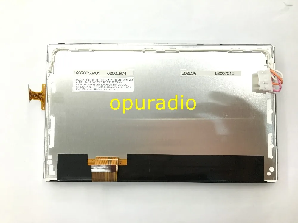LQ070T5GC01 LQ070T5GA01 оригинальный 7-дюймовый TFT GPS ЖК-экран для Toyota Venza навигация