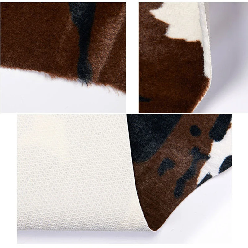  Imitation Animal Skin Carpet 140*160cm Non-slip Cow Zebra Striped Area Rugs and Carpets For Home Li - 32857964961