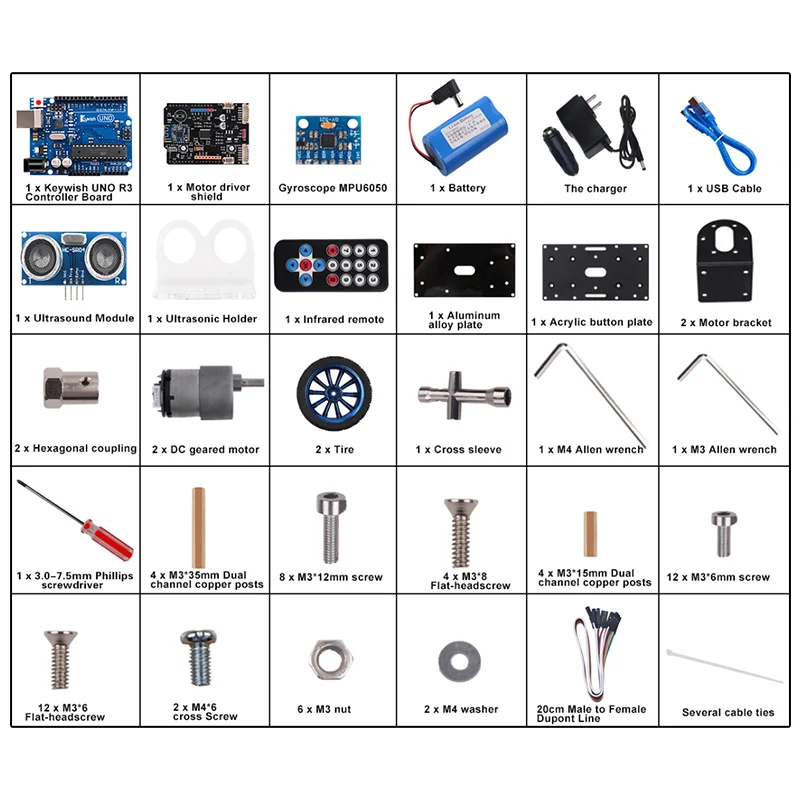 Component list 