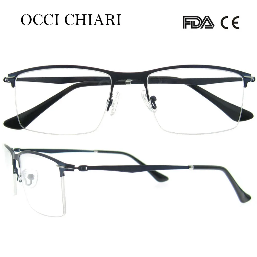 OCCI CHIARI 2018 Новое поступление металлические Компьютерные очки из нержавеющей