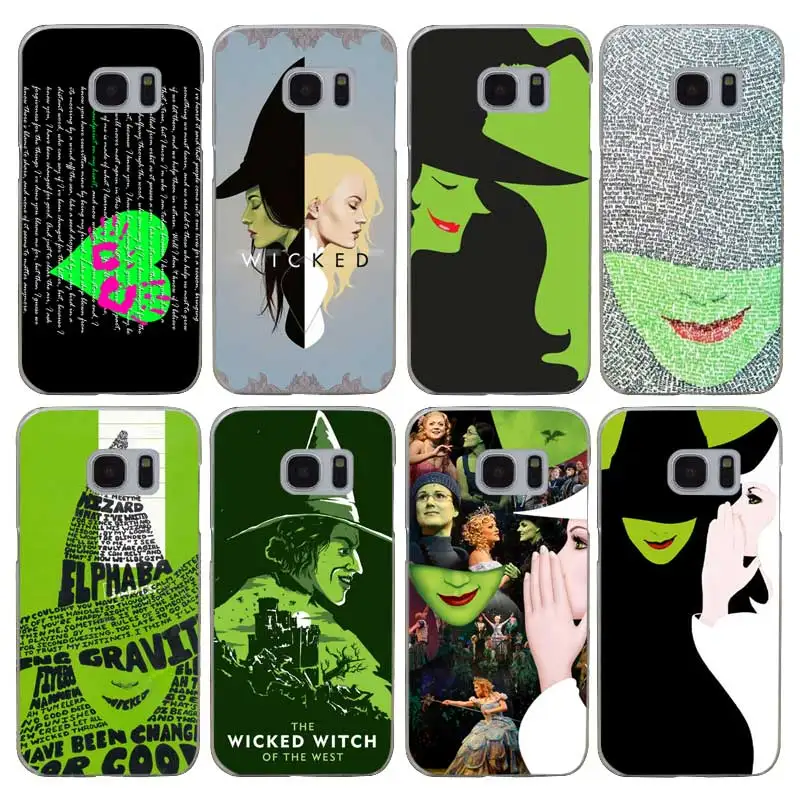 

H054 Broadway Musical Wicked Transparent Hard PC Case Cover For Samsung Galaxy S Note 3 4 5 6 7 8 9 Edge Plus