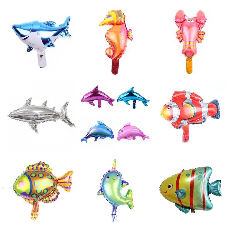 

TSZWJ New Mini Ocean Animal Aluminum Balloons Festival Party Birthday Decoration Toys Wholesale