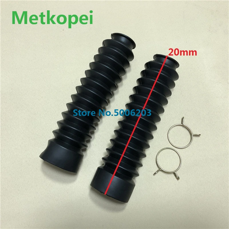 

universal motorcycle GN125 GS125 front fork rubber cover kit for Suzuki 125cc GN GS 125 shock absorber dust proof sleeve