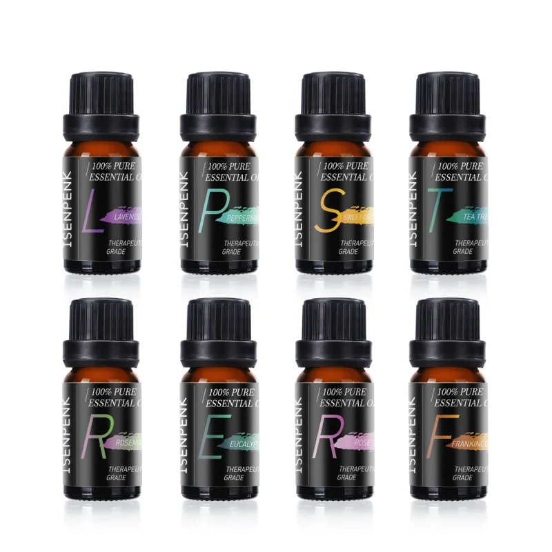 

8 Bottles/set Aromatic Plant Water-soluble Essential Oil which can Relieve Stres for Aromatherapy Diffusers