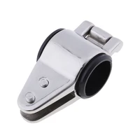 fit 25mm פלדת אל-חלד 22mm התאמה סירה בימינים למעלה סככה עם 2 ברגי לסת שקופיות הסככה Fit 20mm 22mm 25mm Tube ימי חומרה (5)