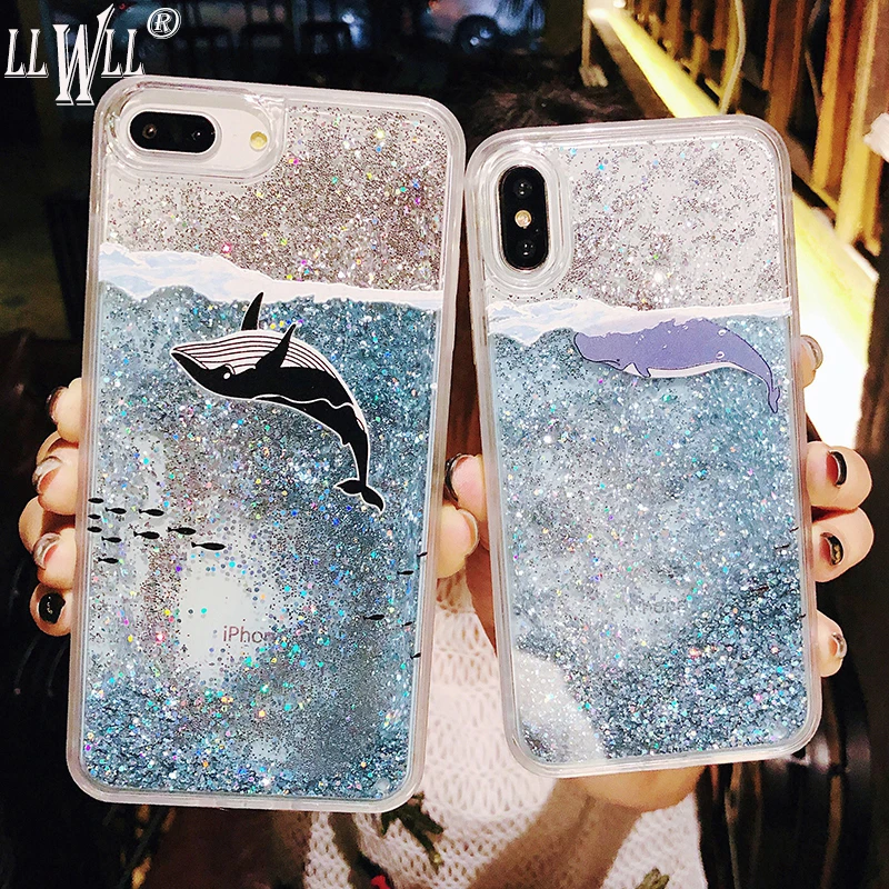 

Glitter Dolphin Liquid Case For Xiaomi Mi 9T Pro Mi9T Mi9 Mi 9 T SE Unicorn Case For Xiaomi Redmi K20 Pro Redmi 7A Note 7 Cover