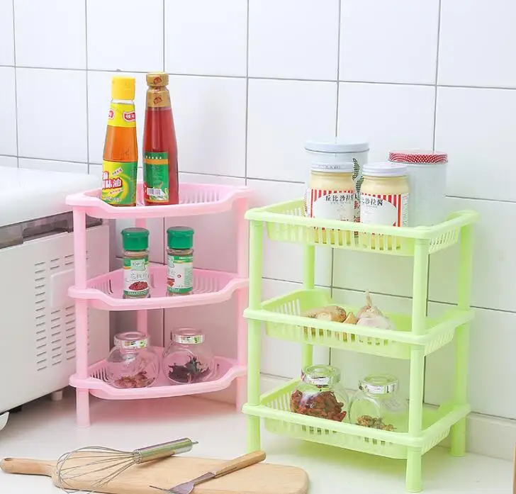 Organboo 1 قطعة الحمام المنظم pp البلاستيك 3 طبقات التخزين رف التجميل الوجه الحليب معجون رف المنزلية