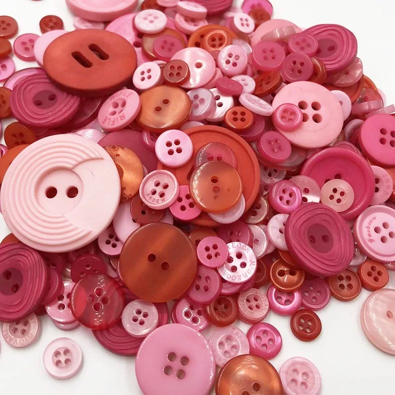 D pink 50 г DIY Ручная вязальная кукла пуговицы для одежды полимерная акция смешанный