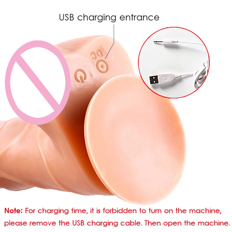 10 Speed Dildo Vibrator Wireless Remote Control Vibrating Realistic Penis with Suction Cup Sex Dick Toys for Woman Sex Products