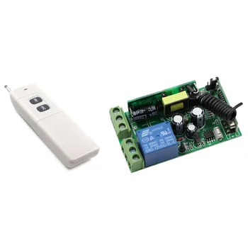 

AC 85V-250V 1CH Wireless Relay Remote Control Switch Wireless Remote Power Switch ; Receiver + 3000M Long Range Transmitter