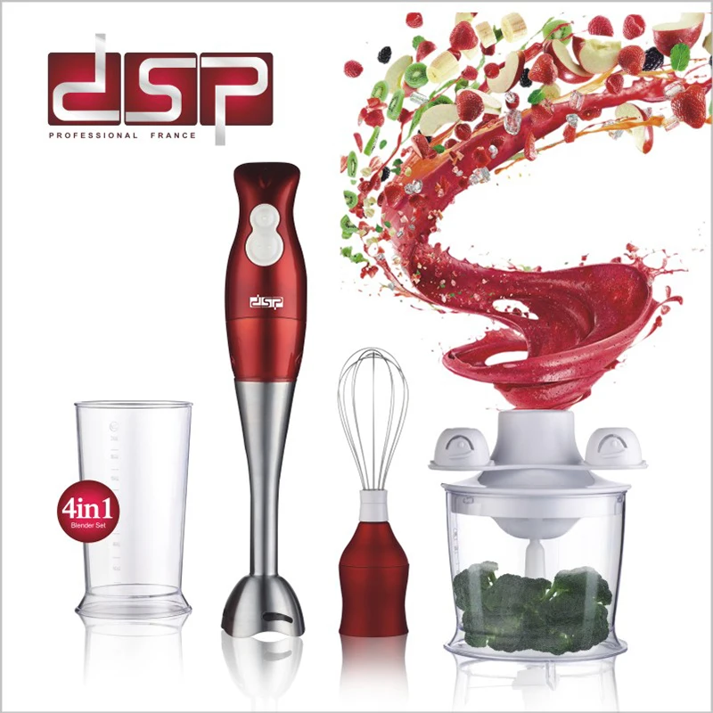 dsp multifunctional electric stick blender mixer hand blender egg dsp multifunctional electric stick blender mixer hand blender egg whisk mixer juicer meat grinder food processor km1004 in food processors from home