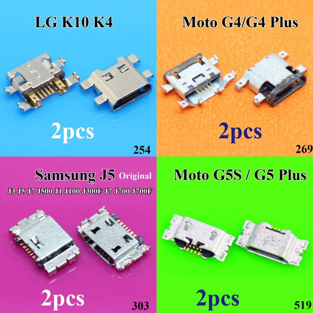 

For MOTO G4 G5 Plus G5S XT1641 XT1644 Micro USB jack socket Connector Charging Port for Samsung J3 J5 J7 J500 J100 J300 LG K10