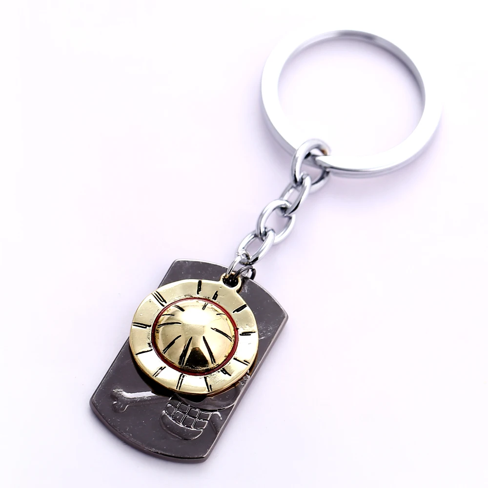 

One Piece Key Chain Luffy Strawhat Key Rings For Gift Chaveiro Car Keychain Jewelry Anime Key Holder Souvenir YS11120