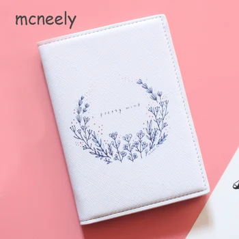 

Mcneely Hot Women Leather Passport Cover Wallet Ladies Travel Passport Holder Bag Business Card Holder Purse Retro Card Case Hot