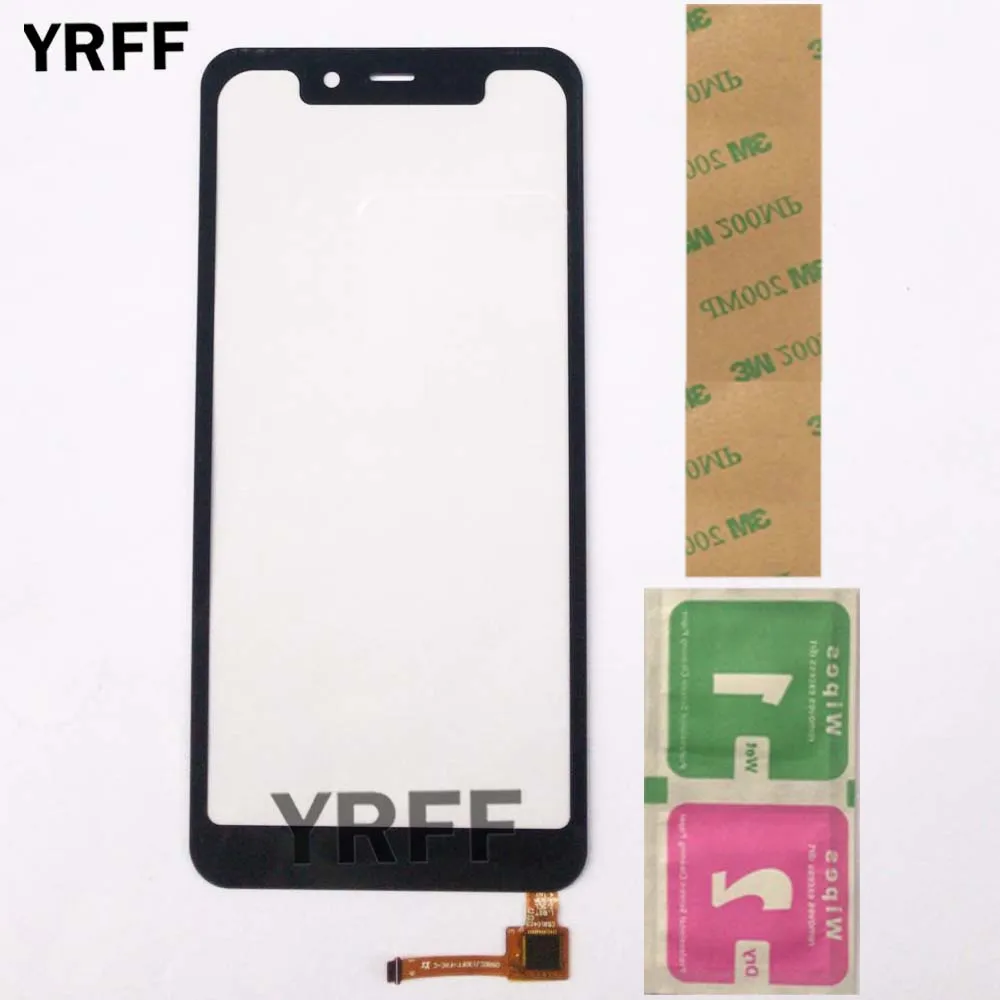 

5.85" Mobile Touch Screen Glass For Homtom Zoji Z33 Touch Screen Glass For Homtom Z33 Touch Glass Panel 3M Glue Wipes