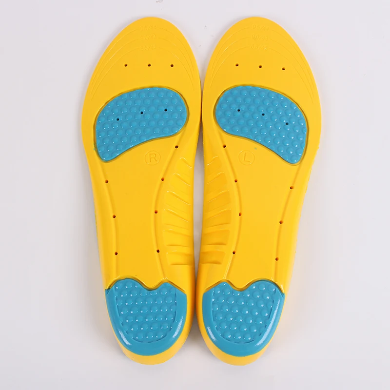Мягкие ортопедические спортивные Стельки Arch поддерживает профессиональную обувь коврик для ходьбы бега дышащий дезодорант массажные силиконовые стельки