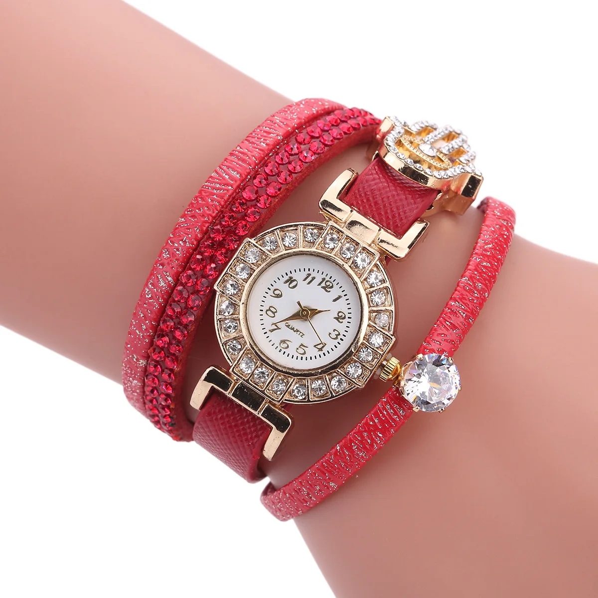 Модные женские часы-браслет с роскошными золотыми кристаллами под платье, женские винтажные кварцевые наручные часы Montre Femme Relogio Feminino
