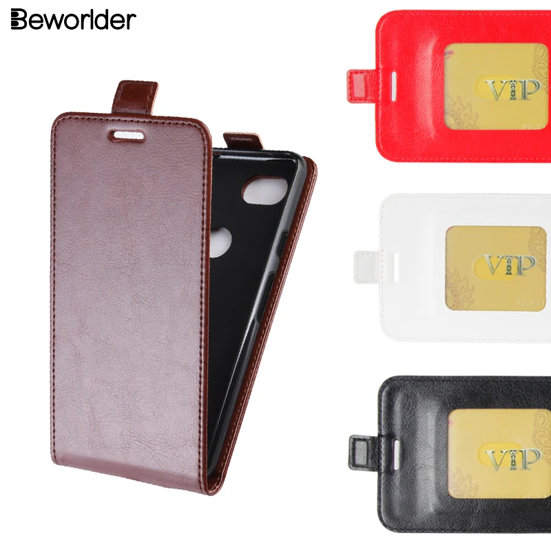 For Google Pixel 3a Case Up Down Vertical Card Slot Wallet Protect Soft TPU PU Leather Phone Cover XL | Мобильные телефоны и