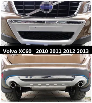 

Front+Rear Bumper Protector Guard Skid Plate For Volvo XC60 2010 2011 2012 2013 High Quality ABS Chrome Auto Accessories