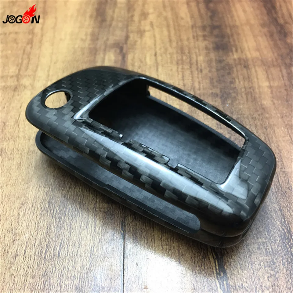 

Carbon Fiber Remote Key Fob Flip Key Case Cover Shell For Audi A1 A3 A4 A6 TT TTS Q3 Q5 Q7