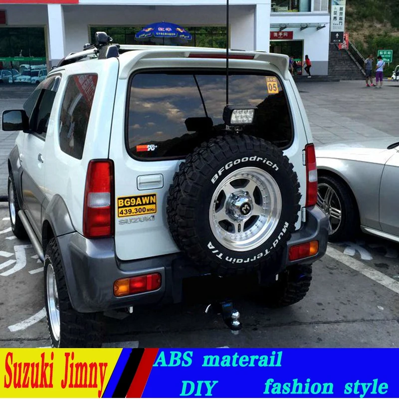 Для SUZUKI JIMNY спойлер 2007-2017 высокое качество абс материал заднее крыло автомобиля