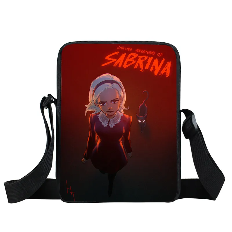 xjbSabrina4 Леденящие Приключения Сабрина мини-сумка-мессенджер женская сумка женские сумки через плечо сумка через плечо для девочек-подростков сумка для книг - Цвет: xjbSabrina4