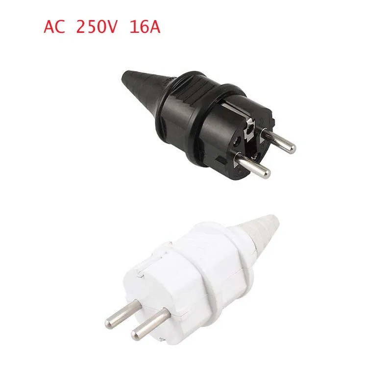 EU Plug AC 250V 16A European German Rewirable Power Cord Connector