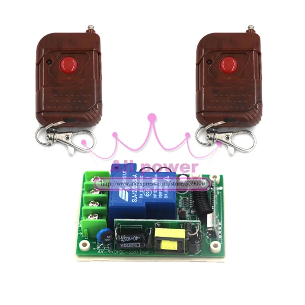 

AC110V 220V 250V 1CH Long Distance Remote Switch,Radio Controller/Transmitter & Receiver,electrical switch Power switch