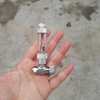 

Fine tuning valve aquarium fish tank CO2 bubble counter Needle Adjustment Valve Regulator Mini single head air tube connector