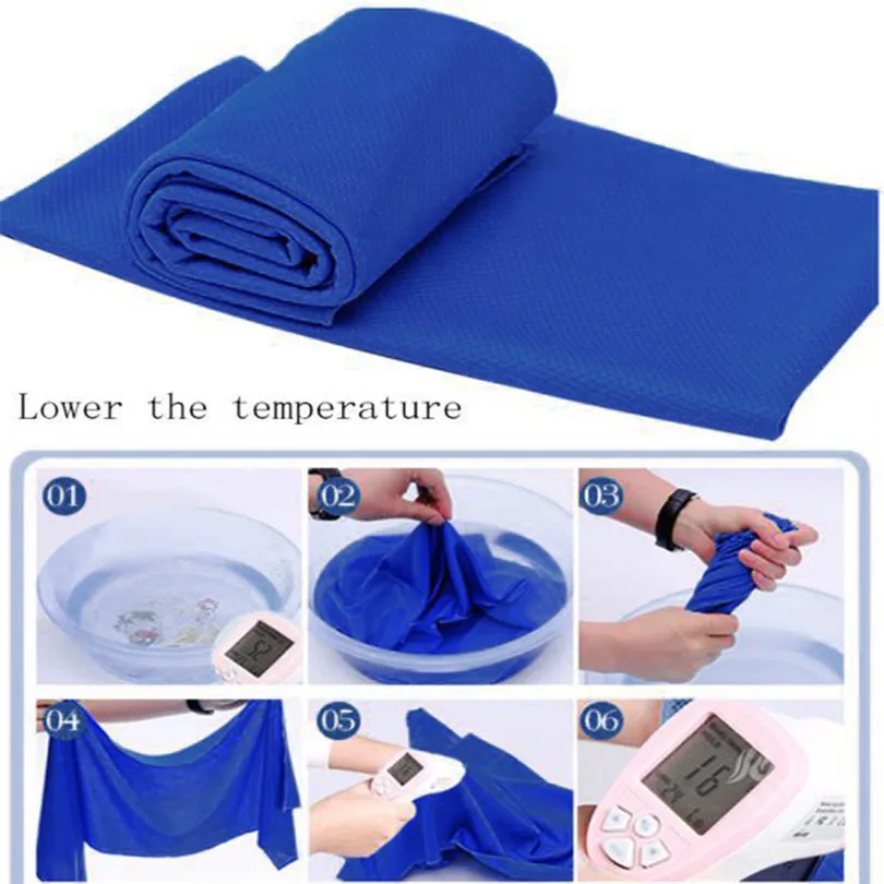 Microfiber Towel Travel Sports Cold Sensation Beach towel Drying Travel Sports Swiming Bath body TowelYoga Mat  (5)