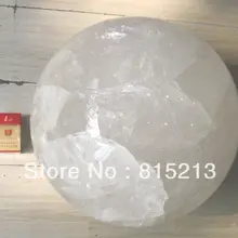 Ddh00658 ПРИРОДНЫЙ CLEAR, красивый белый КВАРЦЕВЫЙ СФЕРА BALL Исцеления Огромный