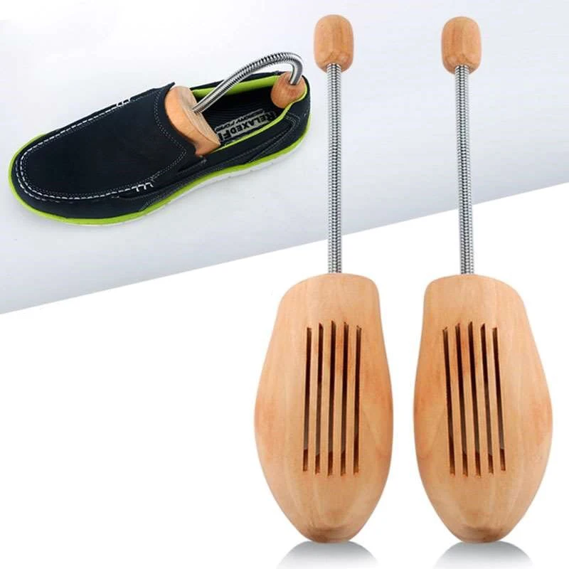 1 Pair Wooden Shoe Tree Unisex High-grade Spring Shoes Adjustable Support Shoe Stretcher Shaped Fixed Shoes Without Distortion images - 6