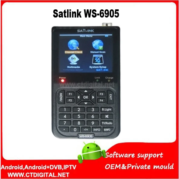 satlink ws-6905 dvb-t finder Satlink WS6905 terrestrial satellite signal finder sat dvb-t finder terrestrial finder