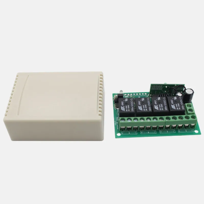 433Mhz Universal Wireless Remote Control Switch DC 12V 4CH relay Receiver Module With 4 channel RF Remote 433 Mhz Transmitter